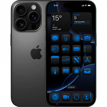iPhone 16 Pro 256 ГБ Чёрный титан