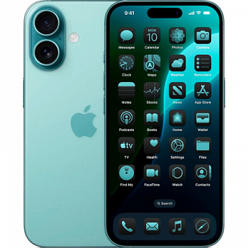 iPhone 16 512 ГБ Бирюзовый